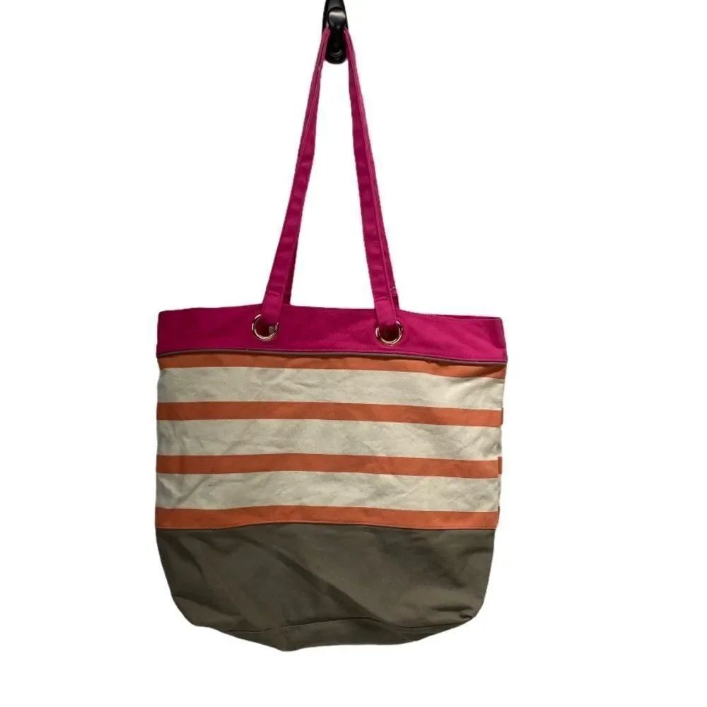 Melaleuca  Striped Beach Bag